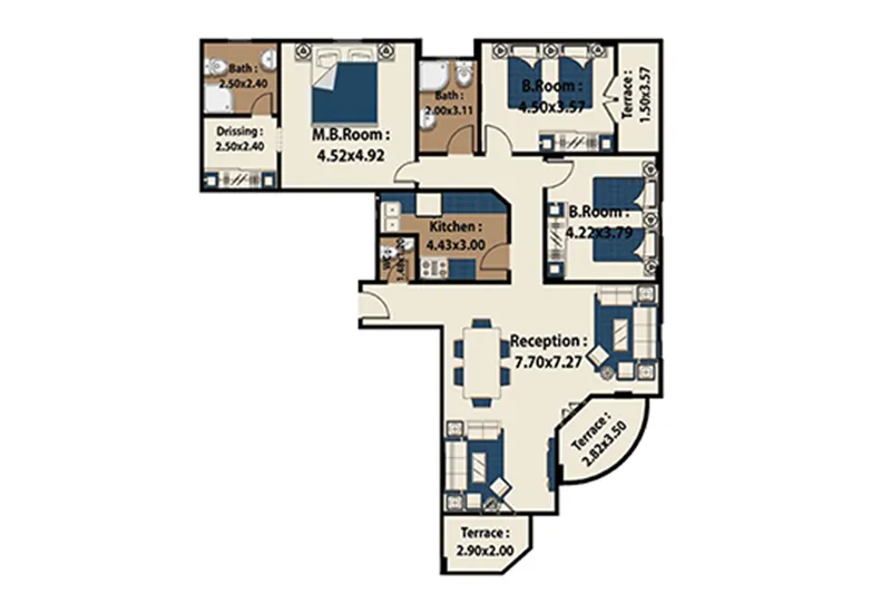 Ready-to-move-in Apartments for Sale in Northern Lotus - Fifth Settlement | Luxury Units