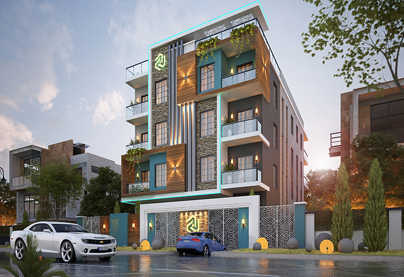 Beit Al-Watan, the third district, project m110 The project is located on a street with a width of 36 m, with a seafront